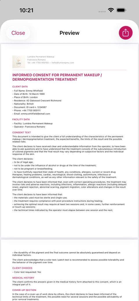 Signed consent & GDPR
